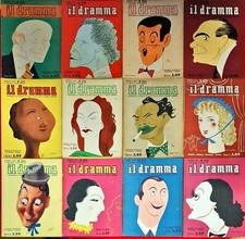RIVISTA IL DRAMMA - ANNO XV 1939 - 24 NUMERI ANNO COMPLETO