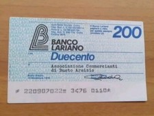 BANCO LARIANO 200 LIT. LIRE