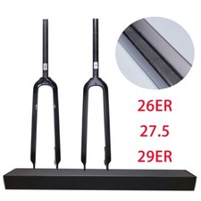 Forcella carbonio 26/27.5/29er mountain bike mtb bicicletta forcelle rigide 1-1/8" dritte