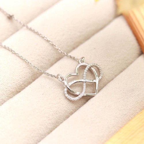 Collana moissanite infinity - moissanite,