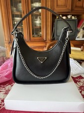 Prada Nera  Chain Strap Hobo