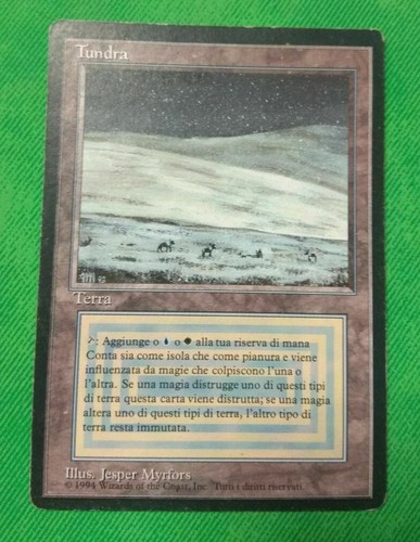 Mtg tundra fbb played slightly - fbb, played/slightly