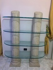 libreria colonne rimane vetro e marmo 