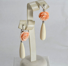 ORECCHINI ORO BIANCO 18 KT
