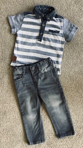 Set polo jeans - e, bambino