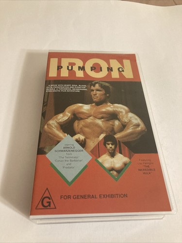 Pumping iron vhs tape - pumping,