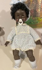 Bambola Marcellino Gabar Nero Funzionante--Simile a Cicciobello-- Doll Vintage