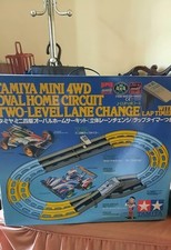 TA69539 Tamiya Pista Ovale a 2 Corsie Mini 4wd con Ponte e Segnatempi