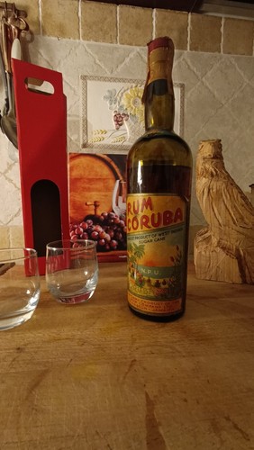 Rara bottiglia vintage rum - bottiglia,