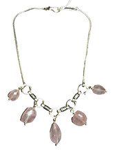 COLLANA in argento 925  pietre