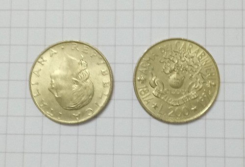 Moneta 200 lire 1994 - moneta,