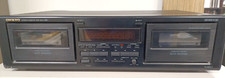 ONKYO TA-RW211 REGISTRATORE DECK DOPPIO CASSETTE STEREO REVISIONATO FUNZIONANTE