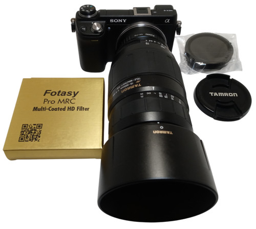 Sony mount adattato - e-mount, tamron