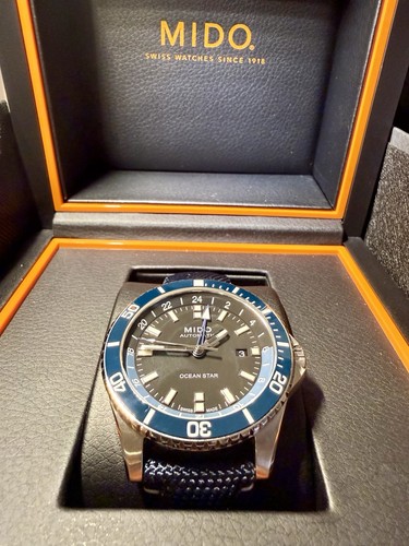 Mido ocean star gmt 44mm - gmt,