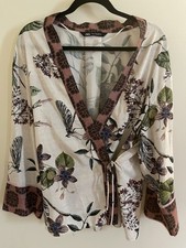 Zara camicia kimono floreale