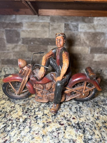 Rara statua moto - rara, motociclista