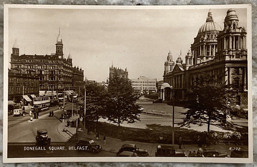 Cartolina donegall square - cartolina,