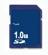 Scheda di memoria SD da 1 GB standard OEM sicurezza digitale nuova con custodia