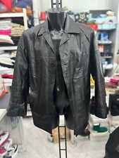 Tschul Giacca In Pelle Uomo Man TgM Nero LLV800