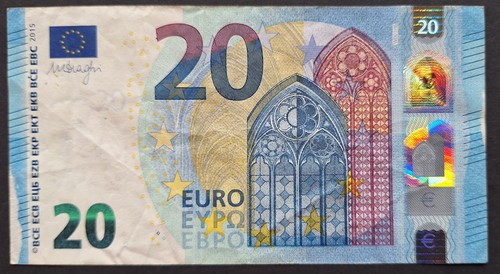 Banconota euro errore - 20,