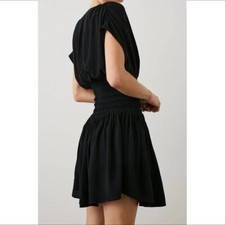 Rails Siera abito nero smocked