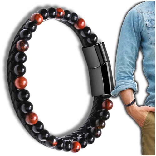 Bracciale uomo pelle - bracciale,