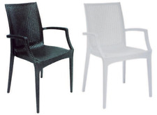 SEDIA POLTRONA IN RESINA RATTAN BISTROT