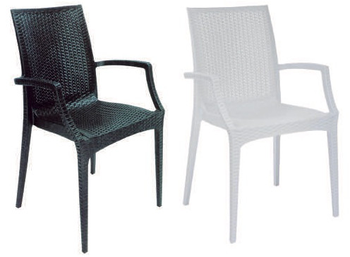 Sedia poltrona resina - in,