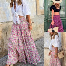 Women Boho gonne a fiori