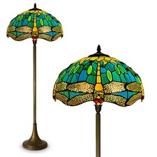 Lampada terra stile tiffany - terra,