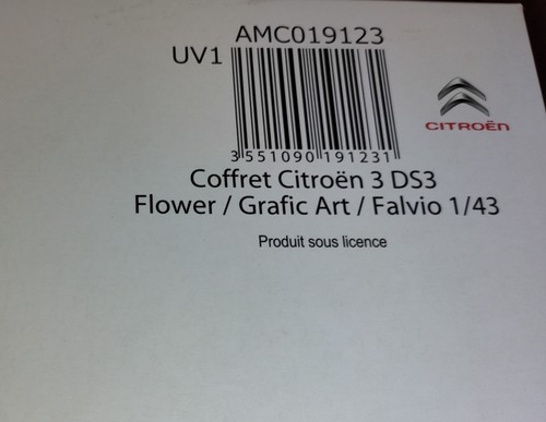 Coffret citroen 3 - coffret, ds