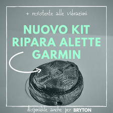 Nuovo Kit adattatore ripara alette ciclocomputer Garmin Edge - nuovo materiale !