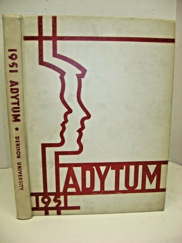 1951 adytum denison college - 1951, adytum,
