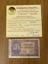 REGNO D' ITALIA LIRE 10