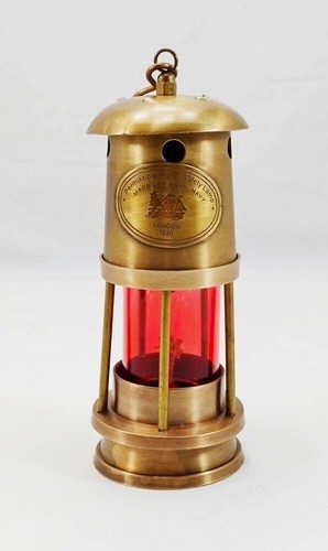 Lampada minatore ottone - da,