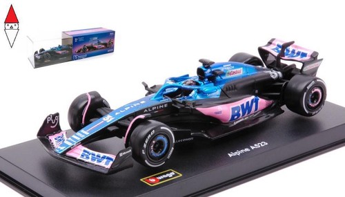 Burago alpine a523 - alpine, f1