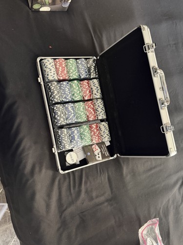 Poker chip set - multicolore, con