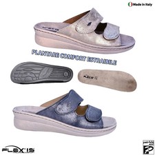 Ciabatte Donna Plantare Estraibile in Vera Pelle Flex'is RE80 By Patrizia Azzi