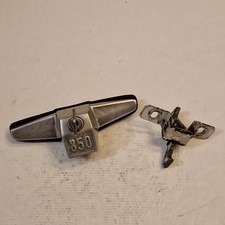 Chiusura Cofano Baule Posteriore Originale con Chiave Fiat 850 Sport Coupè Epoca