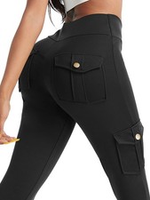 Womens Cargo Yoga Leggings