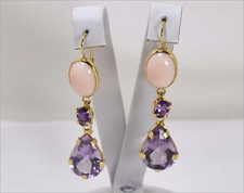 18KT YELLOW GOLD EARRINGS WITH
