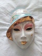 MASCHERA VENEZIANA in ceramica Venezia carnevale vintage