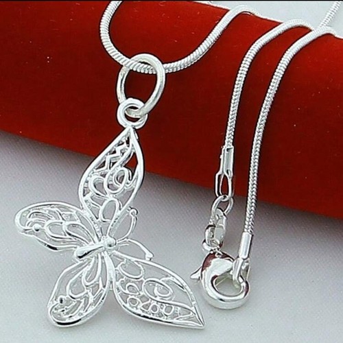 Collana con ciondolo - , farfalla