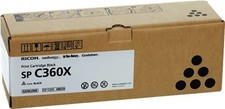 ORIGINAL Ricoh toner nero 408250 SP C360XBK ~10000 Seiten