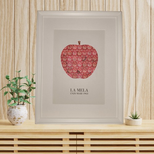 Quadro con stampa - "la, mela"