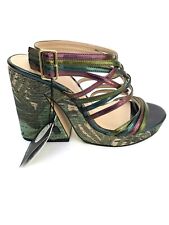 Zara Sandali Alti Verde Con