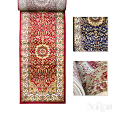 Tappeto Guida Passatoia Corsia Classico Orientale Pelo Corto Vari Colori SARANI 