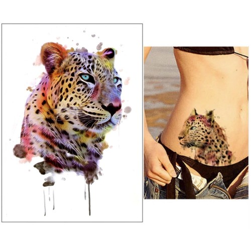 Tatuaggio temporaneo tigre