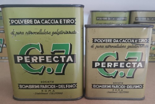 Scatola latta polvere - ,