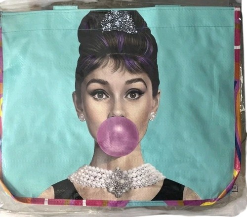 Audrey hepburn blowing - hepburn, pink